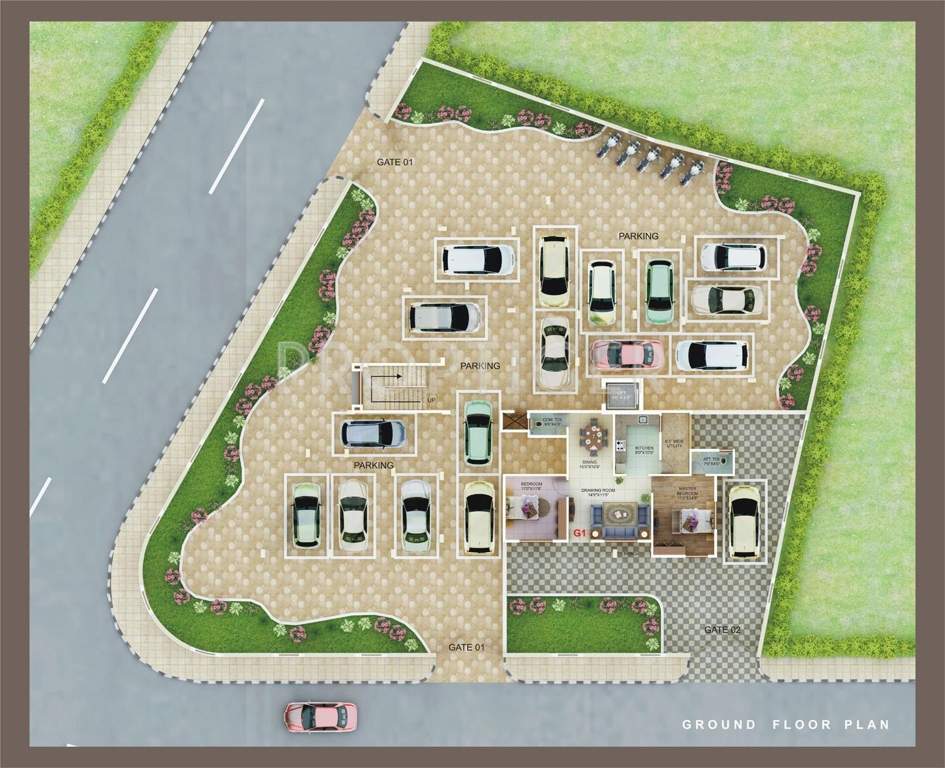 Images for Cluster Plan of Green Aman Flora