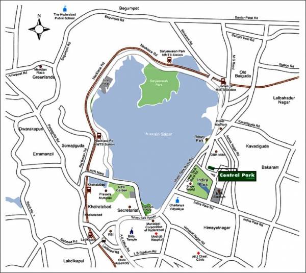 Location Plan central-park-hyderabad Location Plan