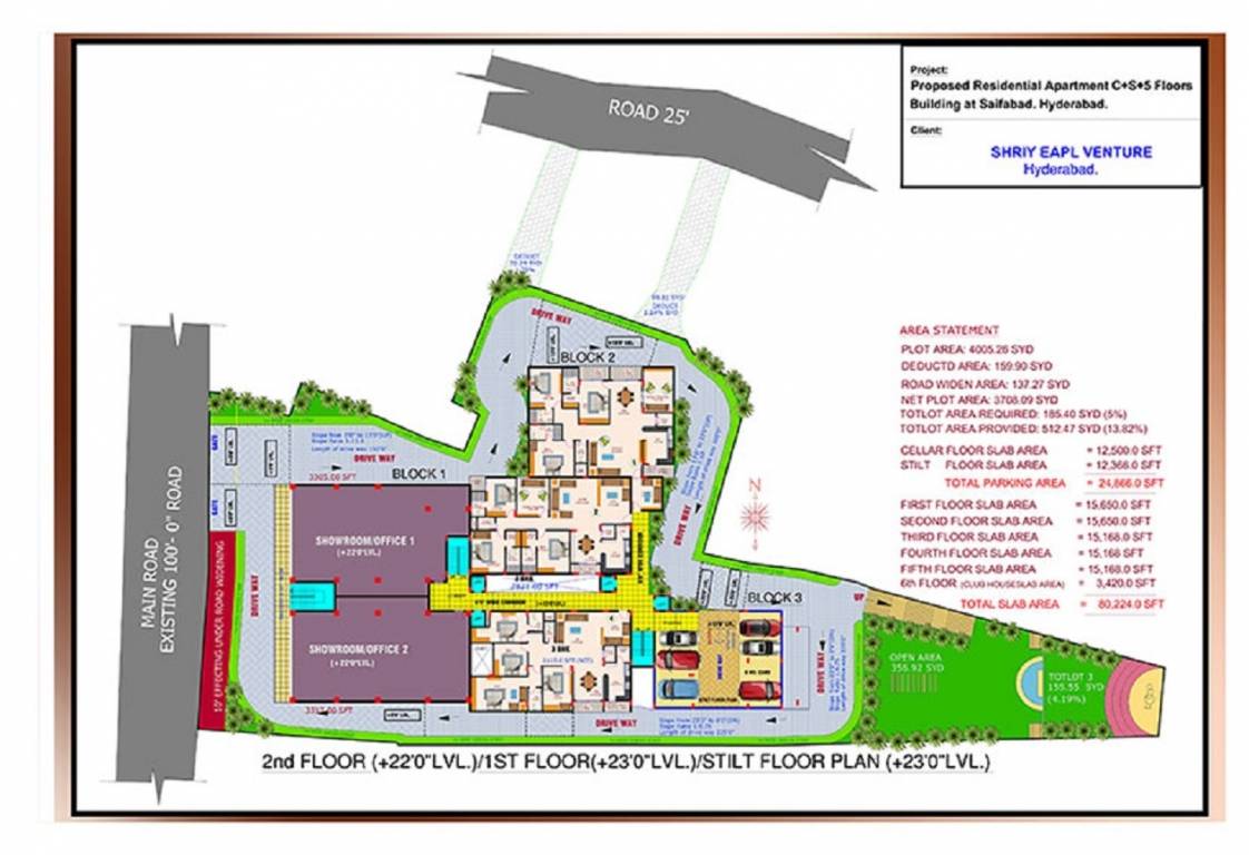  shriy eapl ventures Tower A Cluster Plan for 2nd Floor