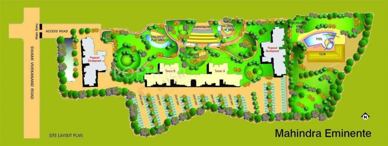  eminente Images for Site Plan of Mahindra Eminente