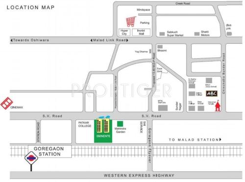  eminente Images for Location Plan of Mahindra Eminente