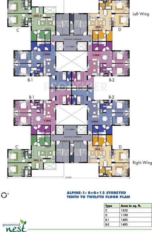 Images for Cluster Plan of Shrachi Greenwood Nest