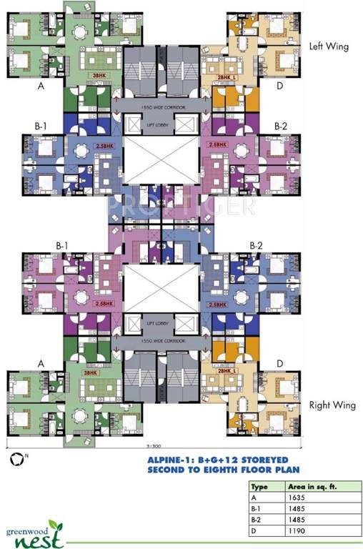 Images for Cluster Plan of Shrachi Greenwood Nest