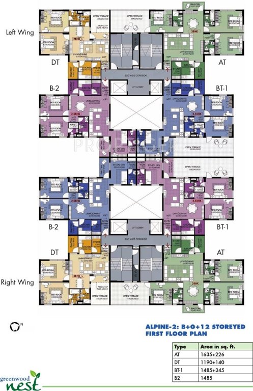 Images for Cluster Plan of Shrachi Greenwood Nest