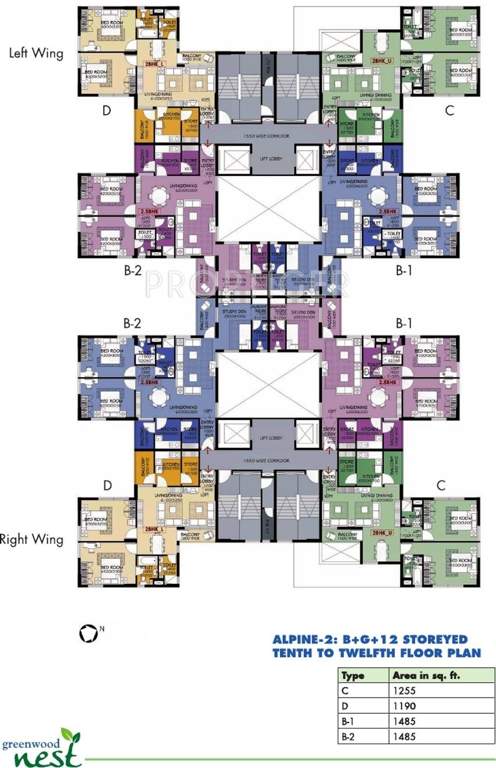 Images for Cluster Plan of Shrachi Greenwood Nest