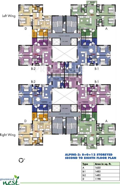 Images for Cluster Plan of Shrachi Greenwood Nest