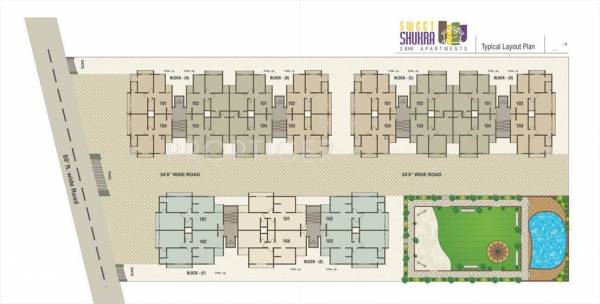 Tower A Cluster Plan sweet-shukra Tower A Cluster Plan
