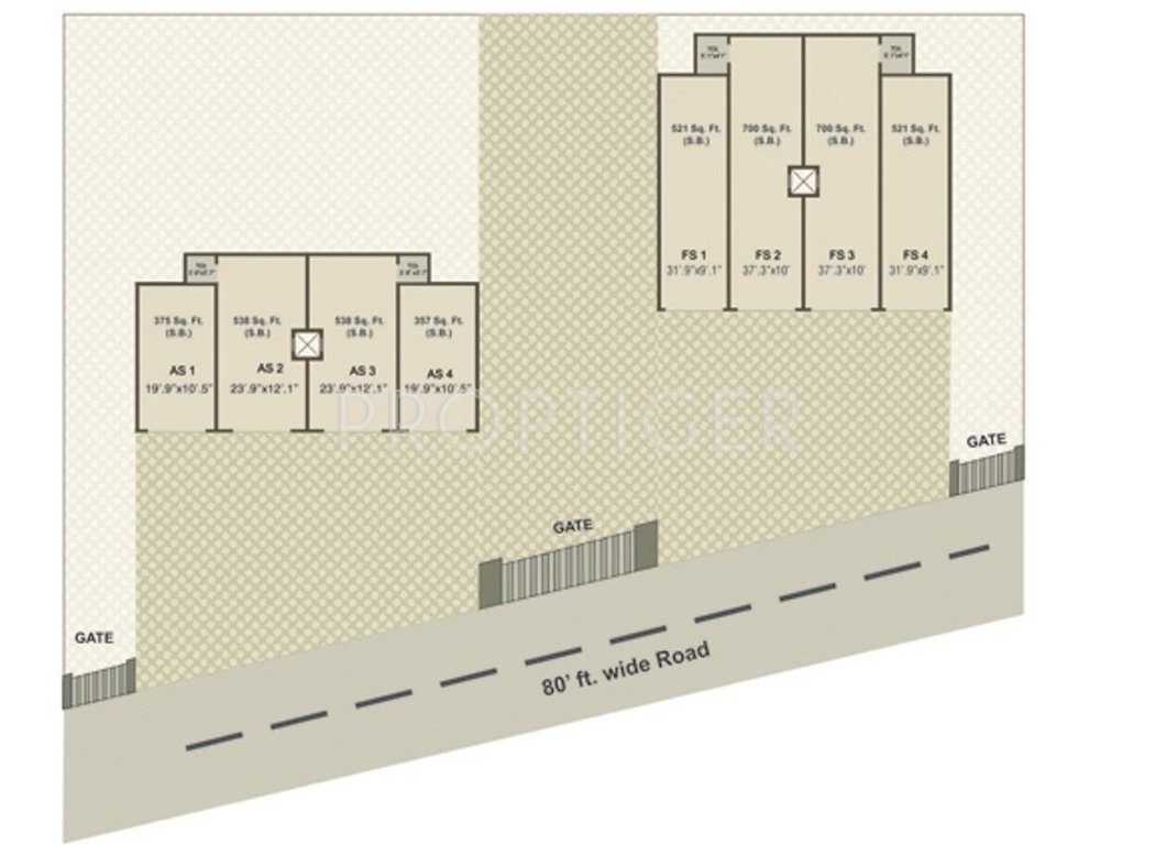 sweet shukra Tower B Cluster Plan