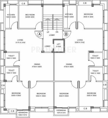Single Tower Cluster Plan fort-jardin Single Tower Cluster Plan
