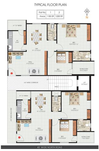 Images for Cluster Plan of Janani Gayathri Residency
