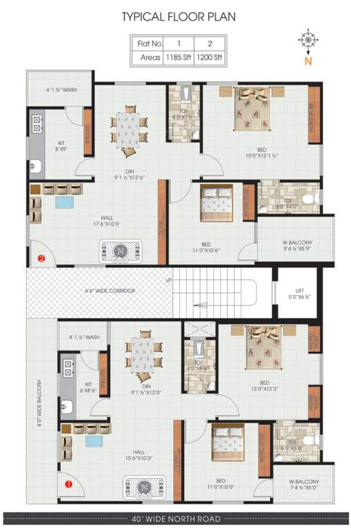 Images for Cluster Plan of Janani Gayathri Residency