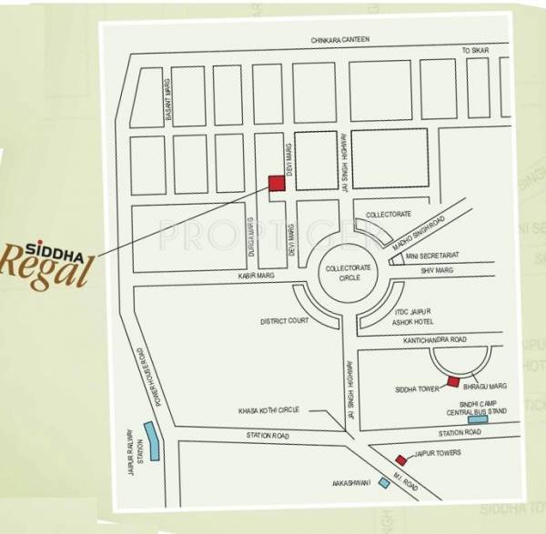 Images for Location Plan of Siddha Group Regal