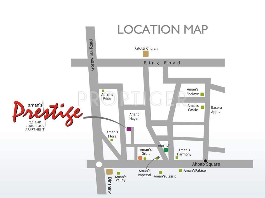 Images for Location Plan of Green Aman Prestige