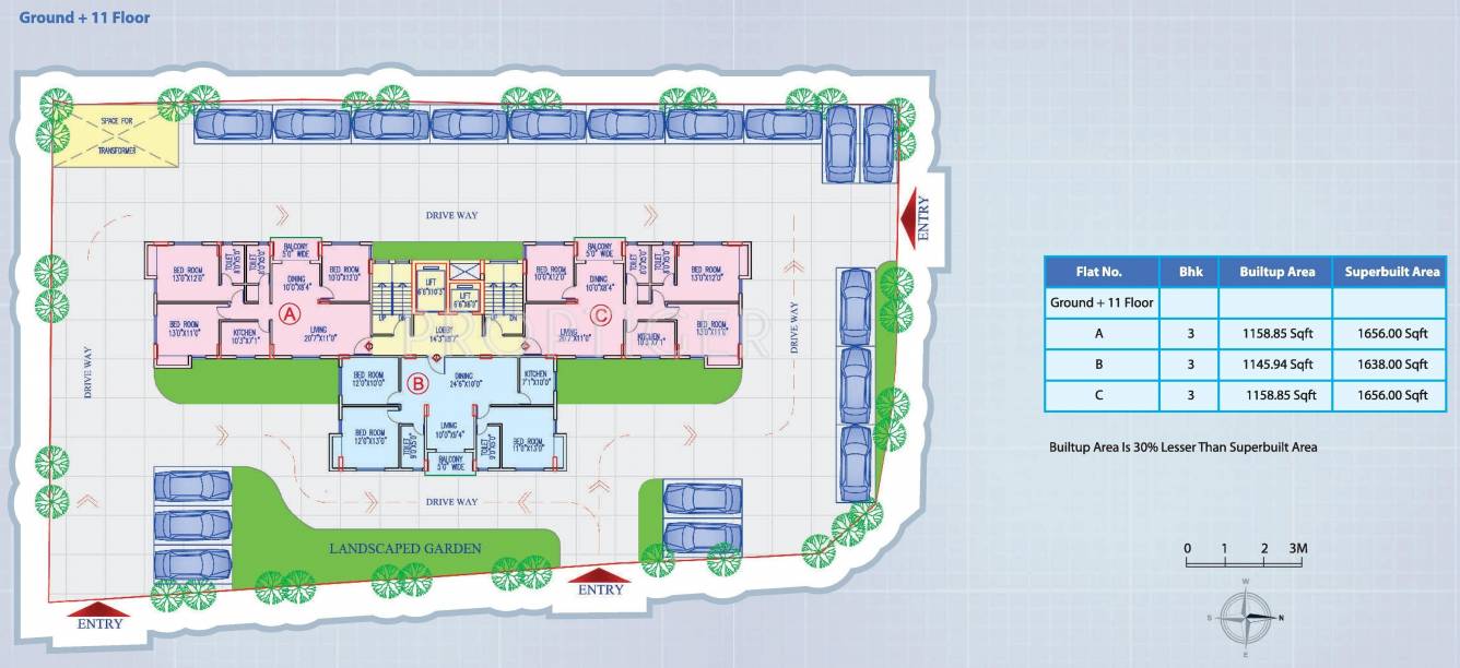  exotica Tower 1 Cluster Plan