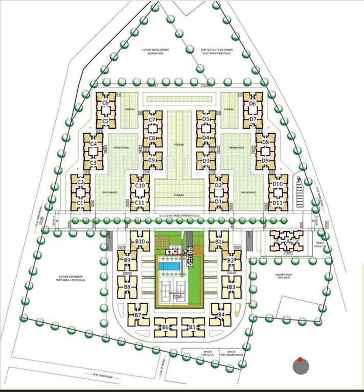  little earth Images for Layout Plan of Sampada Little Earth