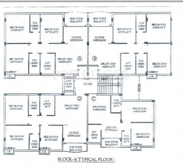Images for Cluster Plan of Parasrampuria Rohit Apartment
