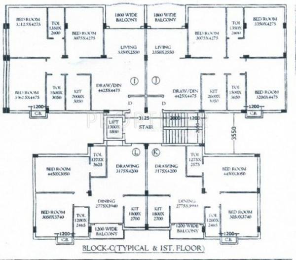 Images for Cluster Plan of Parasrampuria Rohit Apartment