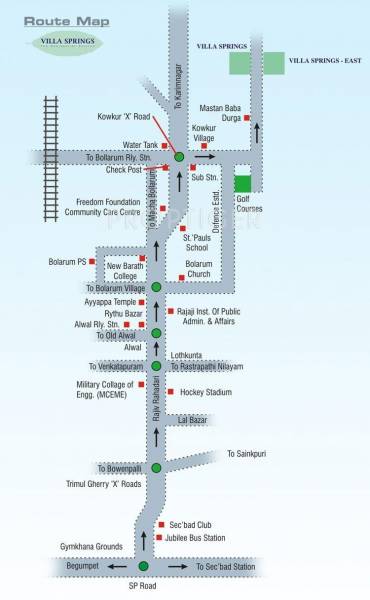 N K Leasing Villa Springs Location Plan