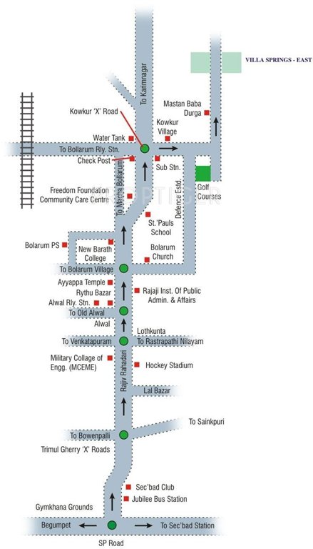 N K Leasing Villa Springs East Location Plan