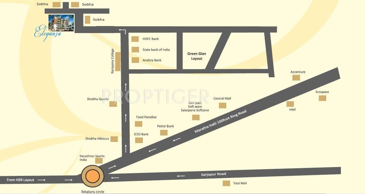 Images for Location Plan of PNR Ushoodaya Eleganza