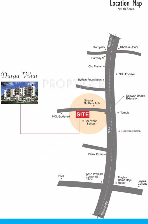 Images for Location Plan of Amulya Constructions Durga Vihar