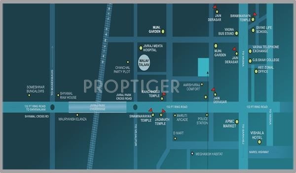 Dharmadev Infrastracture Neelkanth Retreat Location Plan