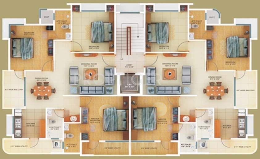 Images for Cluster Plan of Green AMAN HARMONY