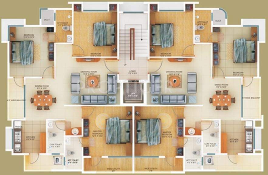 Images for Cluster Plan of Green AMAN HARMONY