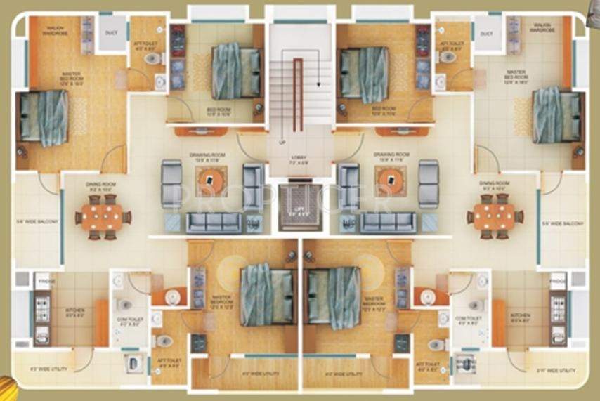 Images for Cluster Plan of Green AMAN HARMONY