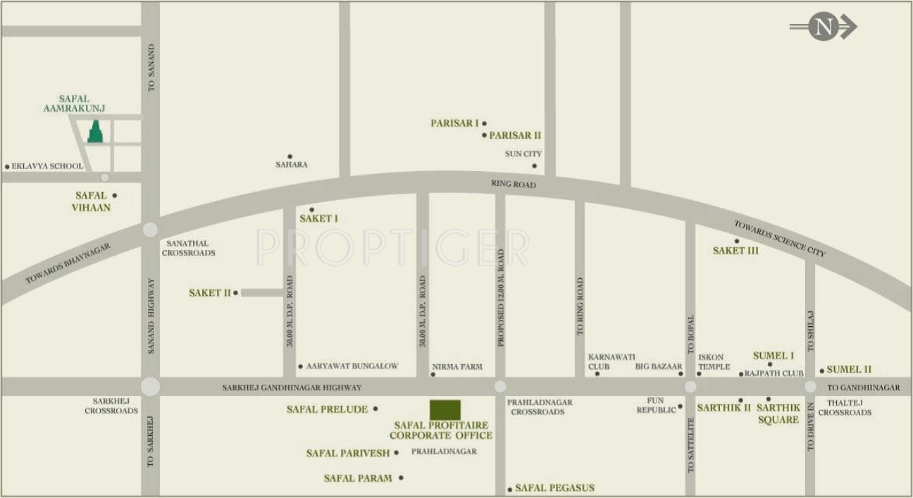 Images for Location Plan of Safal Realty Aamrakunj