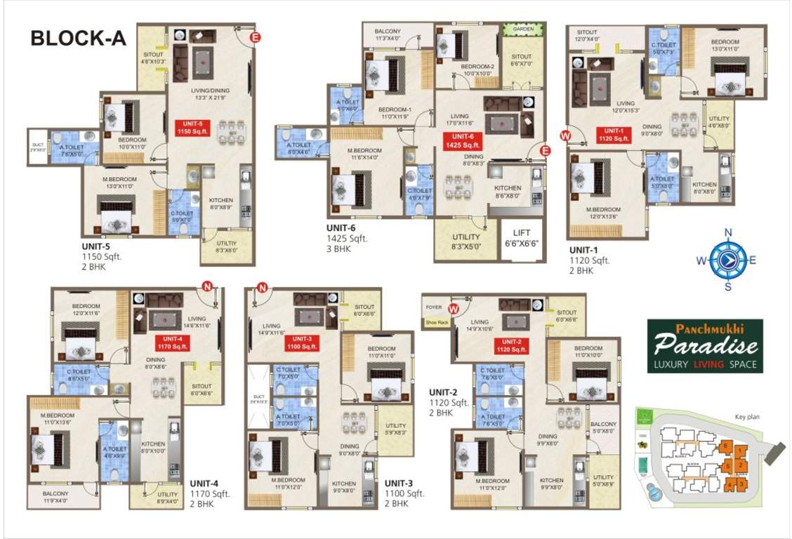  paradise Cluster Plan