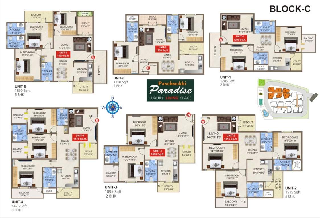  paradise Cluster Plan