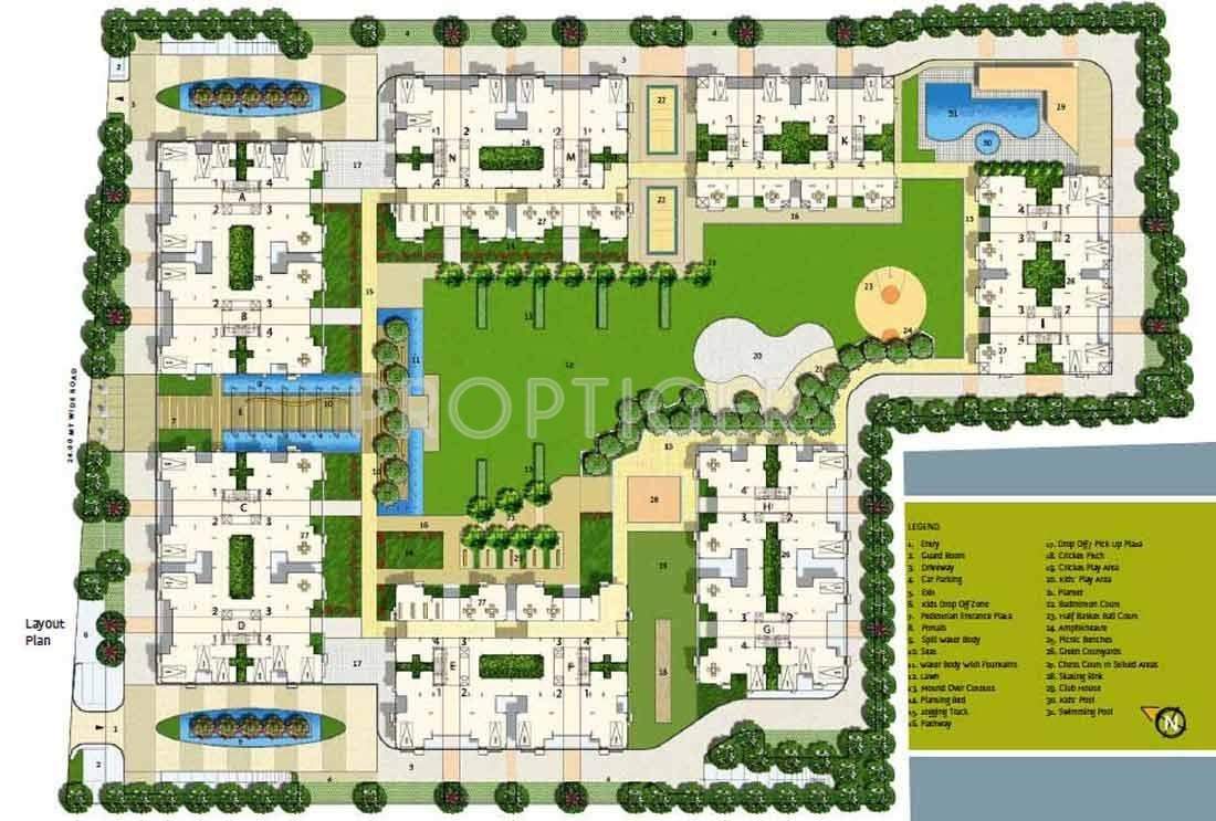  parisar ii Images for Layout Plan of Safal Realty Parisar II