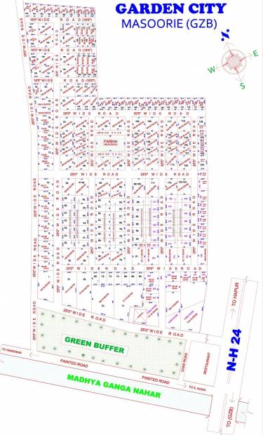 SNR Neelkanth Developers Garden City Layout Plan
