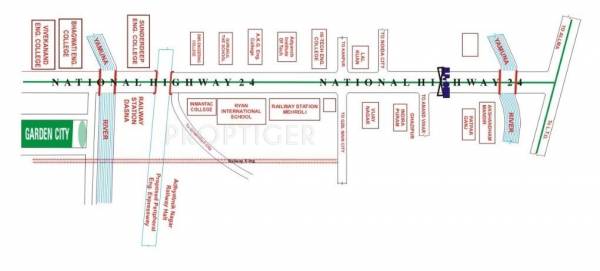 Location Plan SNR Neelkanth Developers Garden City Location Plan