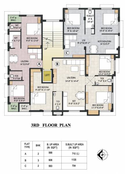 Images for Cluster Plan of Adwitya Towers Swagato Tower