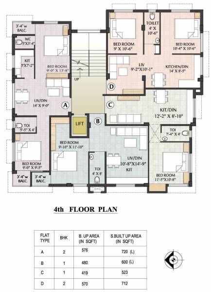 Images for Cluster Plan of Adwitya Towers Swagato Tower