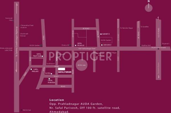  param Images for Location Plan of Safal Realty Param