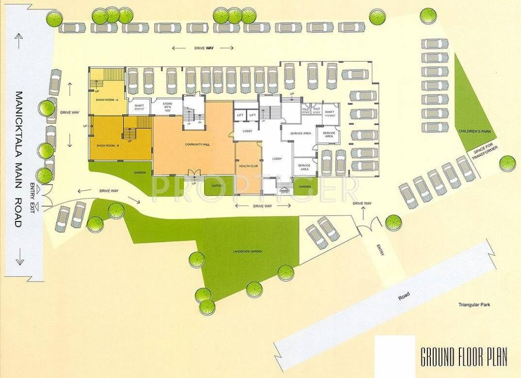 Images for Cluster Plan of Heritage Realty Group Srijan Tower