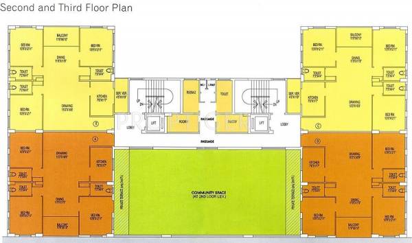 Images for Cluster Plan of Heritage Realty Group Srijan Heritage Heights