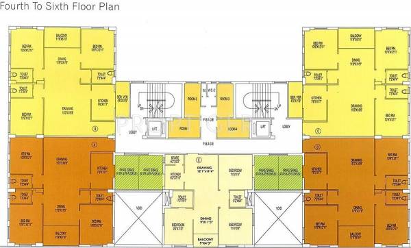 Images for Cluster Plan of Heritage Realty Group Srijan Heritage Heights