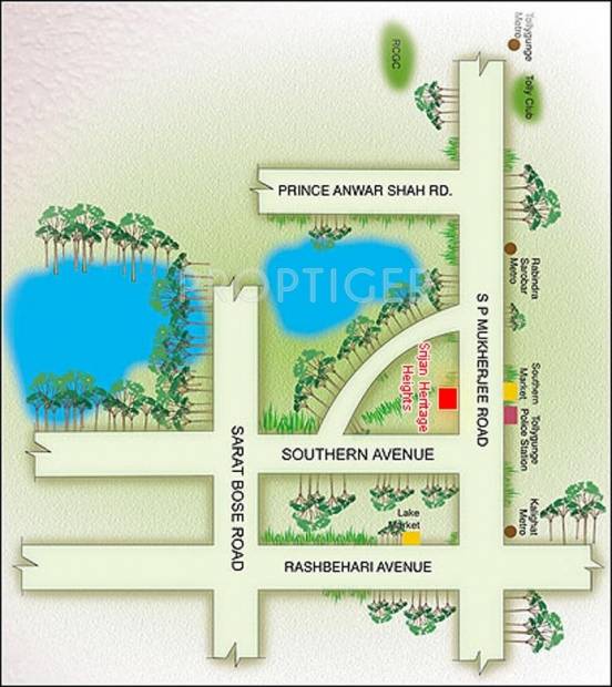 Images for Location Plan of Heritage Realty Group Srijan Heritage Heights