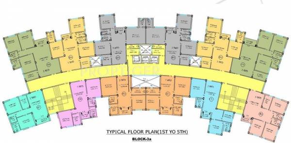 Images for Cluster Plan of Heritage Realty Group Belghoria Housing