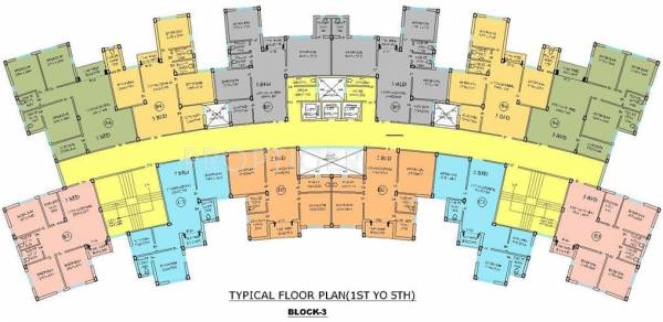 Images for Cluster Plan of Heritage Realty Group Belghoria Housing