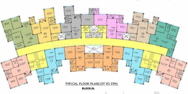 Images for Cluster Plan of Heritage Realty Group Belghoria Housing