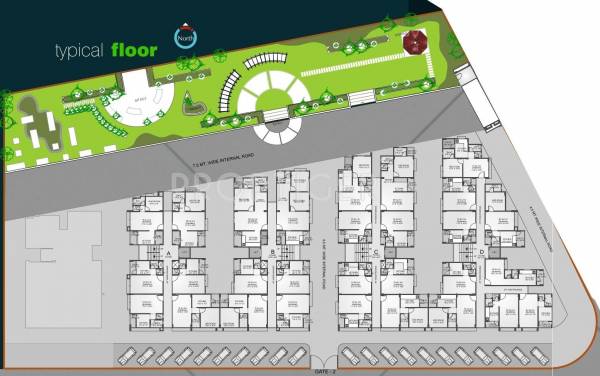 Block A Cluster Plan swaminarayan-park-8 Block A Cluster Plan