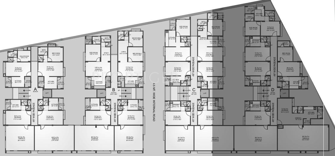  swaminarayan park 8 Block B Cluster Plan