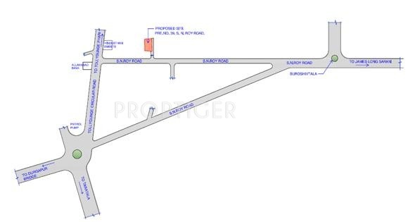 SKDJ Group New Alipore Green Location Plan