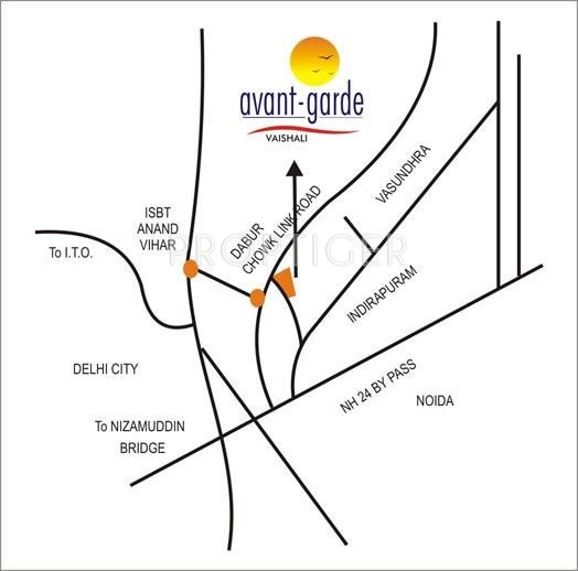 Star Realcon Group Avant Garde Location Plan