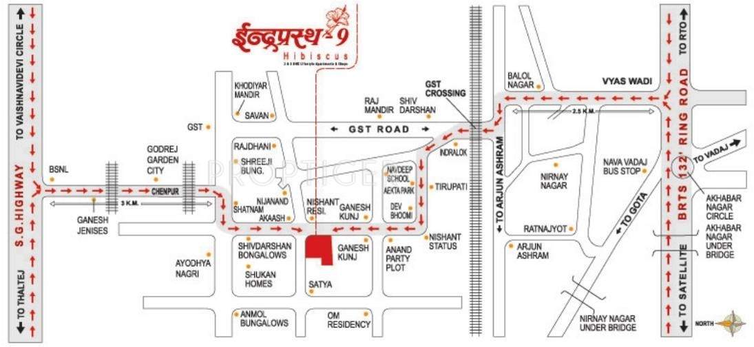 indraprasth 9 hibiscus Images for Location Plan of Deep Indraprasth 9 Hibiscus